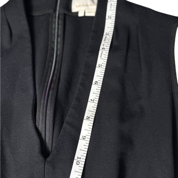 Kate Spade Womens Rock the Casbah Solid Black V Neck Knit Sheath Dress Size 2 - Picture 11 of 15